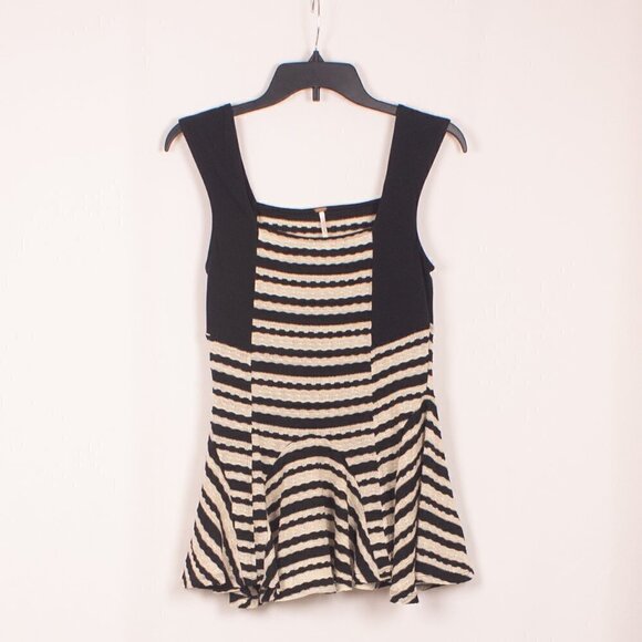 FREE PEOPLE Sedwick Striped Peplum Top Size S - Picture 4 of 6